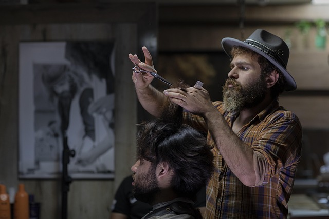 A stylist carefully applying Crucks On My Roots product to hair